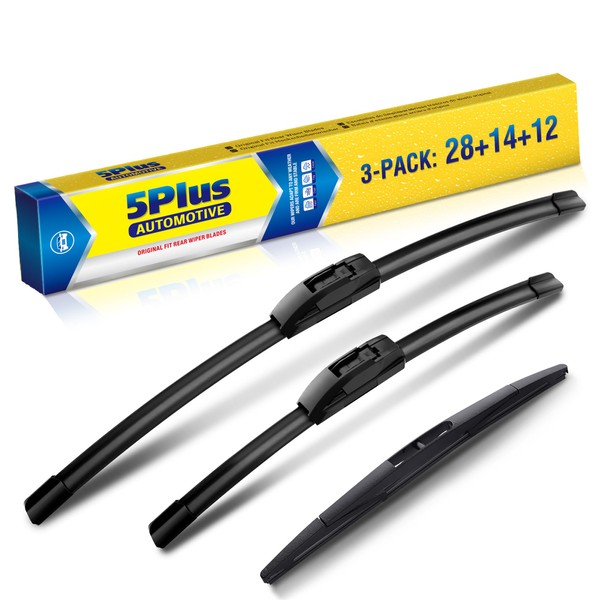 5 PLUS® 28"+14"+12" Windshield Wipers Replacement for Toyota Corolla 2024
