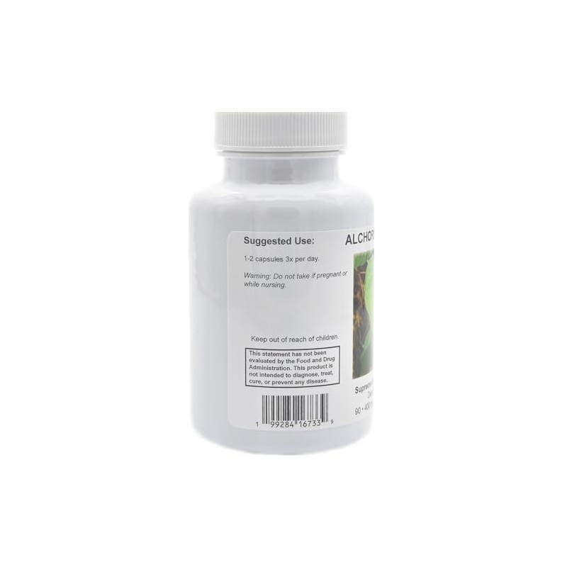Supreme Nutrition Alchornea Supreme, 90 Pure Alchornea Leaf Vegetarian Capsules