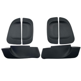 Kitekorosso Hiace 200 Series Door Knob Protector, Rubber Type, 6 Piece Set (Carbon Style)