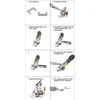 (Decobasics ONLY) Cabinet Restrictor Clips (50 Pack)- 86° Degree Angle