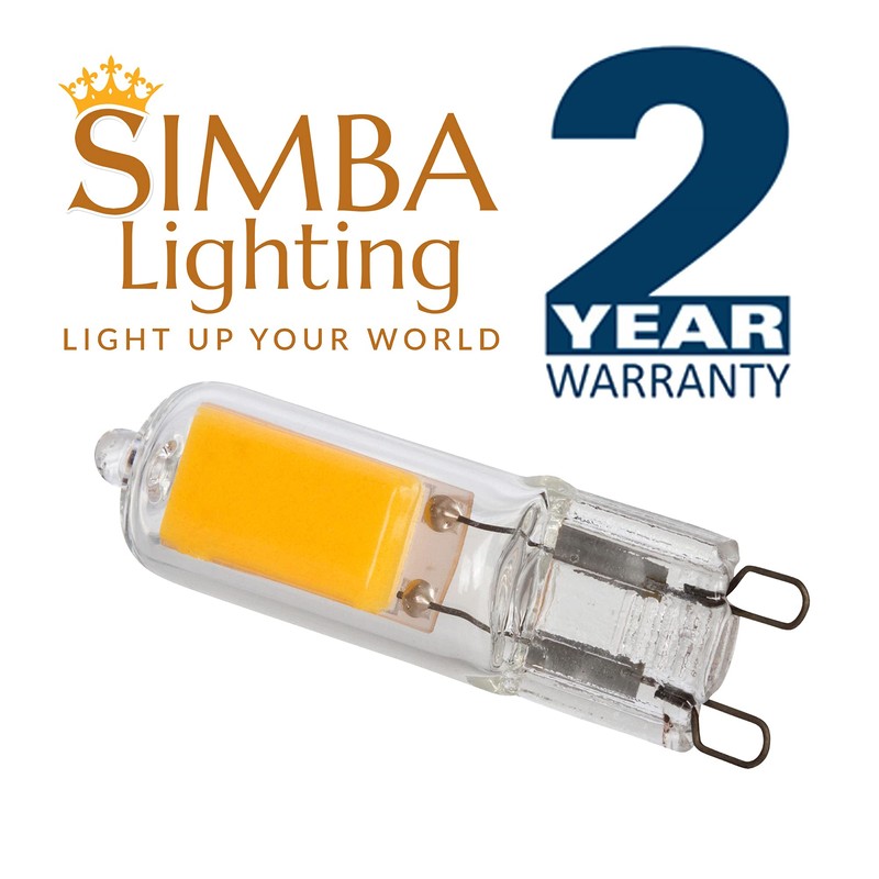 Simba Lighting G9 LED COB Light Bulb (10 Pack) 2W