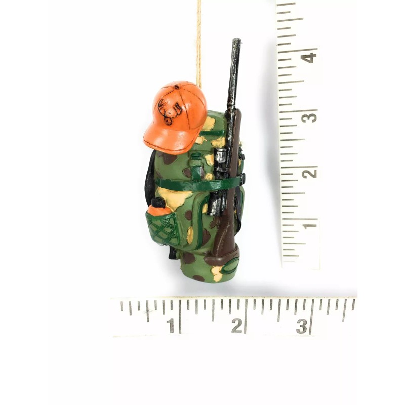 JWM Hunting Backpack w Gear & Rifle Holiday Christmas Tree