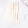 Sinalty Gold Bracelets Pack Cuban Link Chain Bracelet Dainty Jewelry