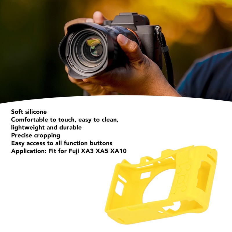 Silicone Camera Protective Case Scratch Resistant Removable Soft Silicone Camera