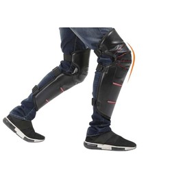 Leg Warmer, Motorcycle, Bicycle, Windproof, Cold Protection, Waterproof, Knee Support, For Winter, Leather Style, Fleece Lined, Warm, Knee Warmer, Thick, Easy to Put on and Take Off, Knee Pads, Cold