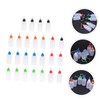 Gatuida 25Pcs Precision Applicator Bottles for Pigment and Glue Squeeze