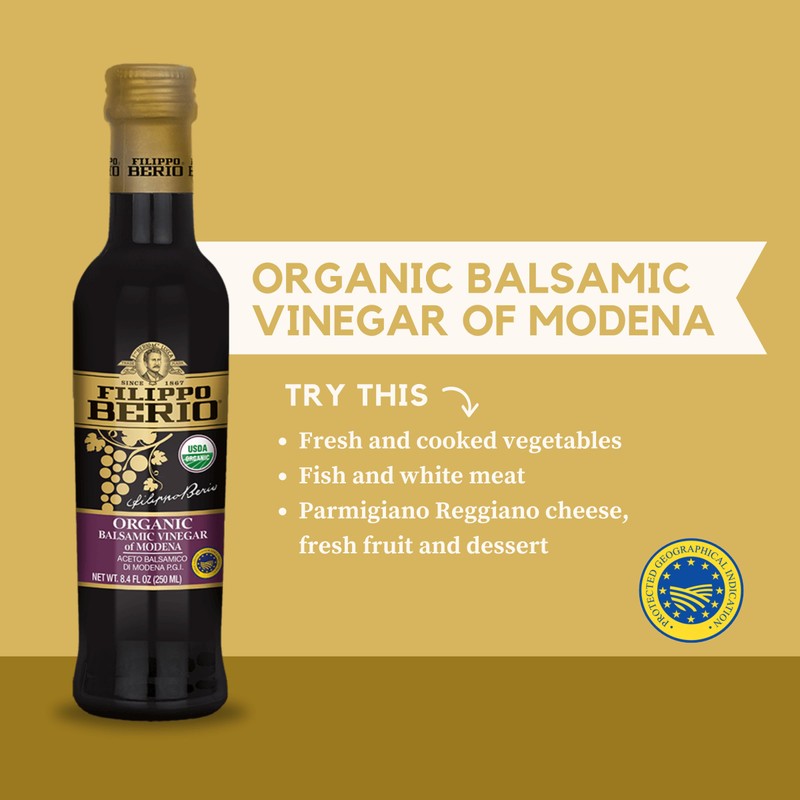 Filippo Berio Organic Balsamic Vinegar of Modena 8.4 fl. oz.