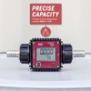 TERA PUMP LCD Digital Oil Meter (1-inch Inlet/Outlet for NPT