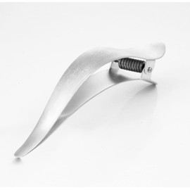 Ficcare Maximas Hair Clip Ice Silver size Small 3.5"