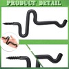 4 Pcs Bow Gear Holder, Screw-in Hunting Tree Stand Hook