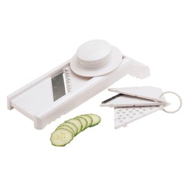 KitchenCraft Mandoline Vegetable Slicer and Grater with 7 Cutting Settings, Gift Boxed, 6 Piece Set
