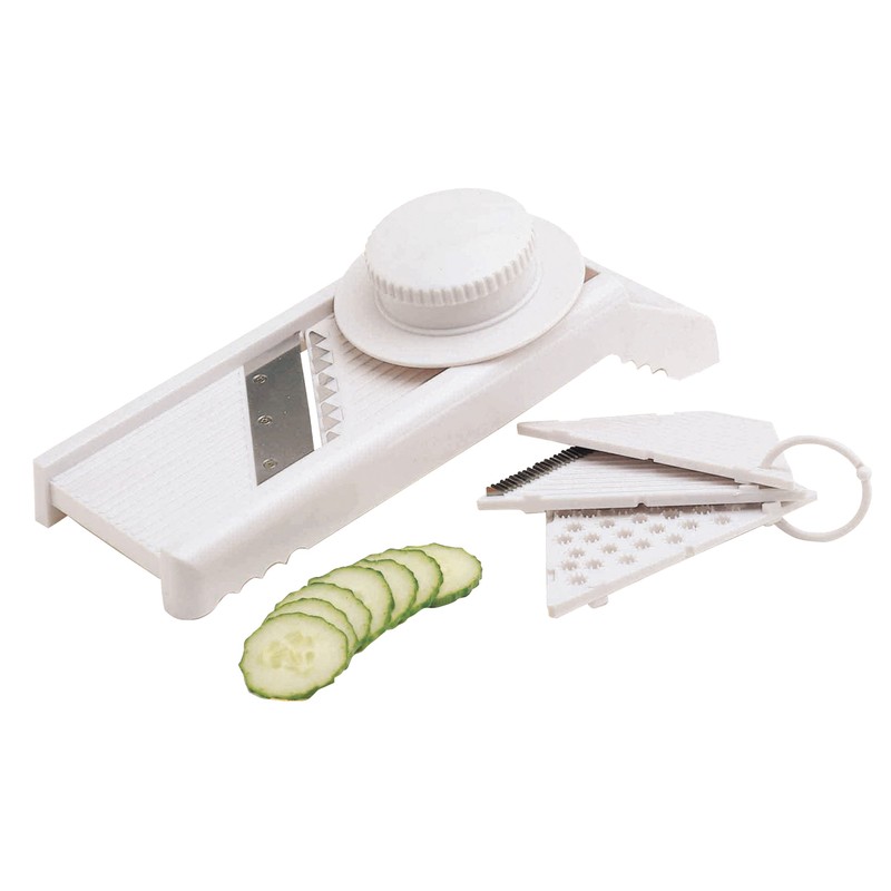 KitchenCraft Mandoline Vegetable Slicer and Grater with 7 Cutting Settings,