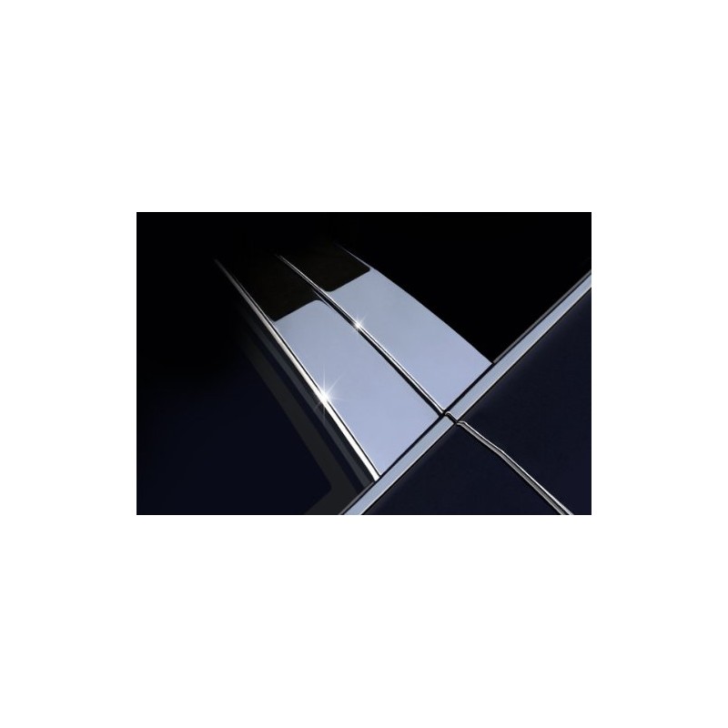 Fits Chevy Malibu 2008-2012 Stainless Steel Chrome Pillar Posts Trim