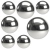 MIJOMA Set di 7 palline decorative da giardino in acciaio
