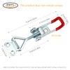 Tension Lock Side Wall Fastener 8 Pieces Lever Lock Holding