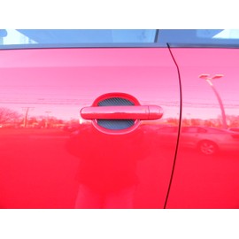 Fits Volkswagen Auto Accessory Door Handle Trim Molding Scratch Cover Guards Carbon Fiber 4 Door Pack