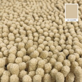 MAYSHINE Absorbent Microfiber Chenille Door Mat Runner for Front Inside Floor Doormats, Quick Drying, Washable--31x59 inch White