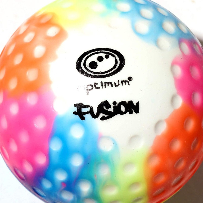 Optimum Fusion Hockey Balls - Sturdy Material, Ideal for Practice