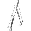 Prime-Line MP5026 Storm Door Chain and Spring, Aluminum Finish (Single
