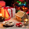 Gracelaza 10 Pieces Christmas Gingerbread House Cookie Cutters Set -
