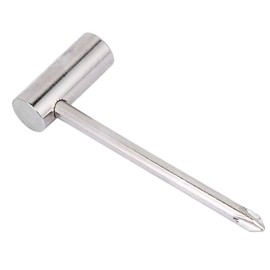 Eujgoov Guitar Adjustment Wrench 7 mm / 8 mm / 6.35 mm Truss Rod Wrench Tool for Guitar Musical Instrument Accessories (Silver)
