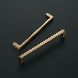 Ravinte 20 Pack Solid 6-1/4 Inch Kitchen Square Cabinet Handles Champagne Bronze Cabinet Pulls Drawer Pulls Kitchen Cabinet Hardware Kitchen Handles