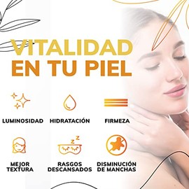 Serum Vitamina C + Ácido Hialurónico + Vitamina E | 95% Ingredientes Naturales | Skin Care | Luminosidad, Hidratación, Firmeza y Tono más Uniforme | T