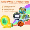 Bounce House Blower, 370W/0.5HP Commercial Air Blower with Double-Sided Fan