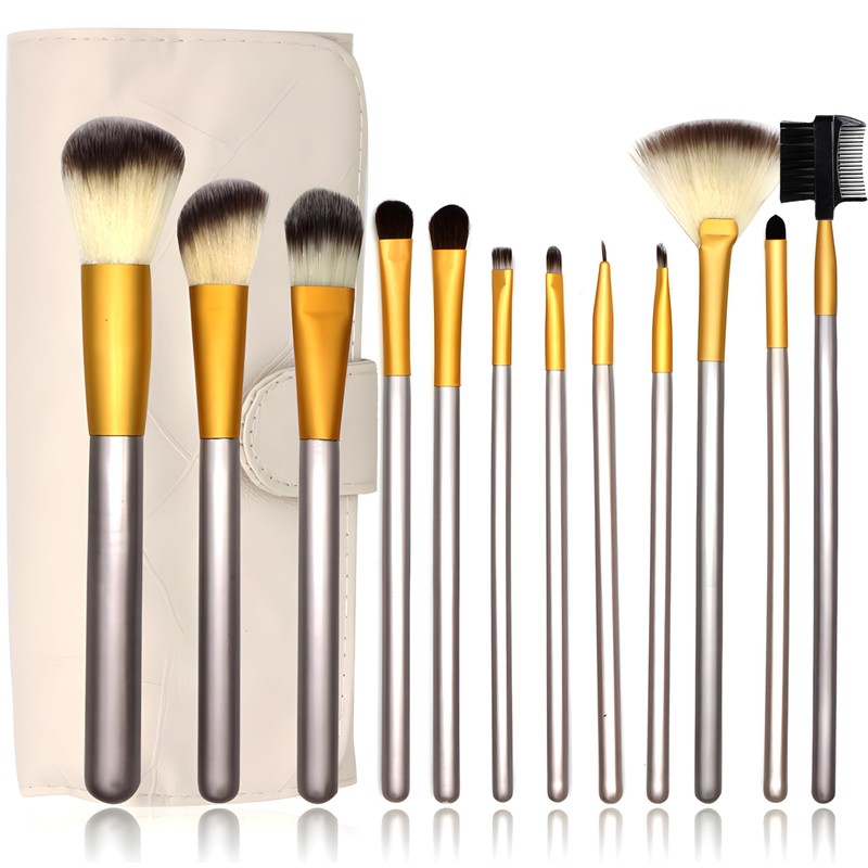 Retoo Makeup Brush Set, 12 Pieces, Professional Makeup Brush Set