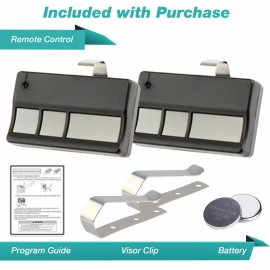 ECS Sale 2 For 973LM Liftmaster SEARS Craftsman 3B Garage Remote 390mhz 972LM 971LM