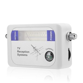 Digital Satellite Finder, Portable Satellite Signal Strength Meter, Satellite Finder TV Digital Signal Strength Meter with Charger and Compass