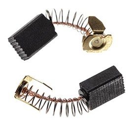 vhbw 2 x Carbon Brush, Motor Carbon, Abrasive Carbon 5 x 8 x 11.8 mm, Compatible with Makita 9501B, 9501BH, 9501CB, 9503B, 9503BH, 9505BH, 9595B Power Tool