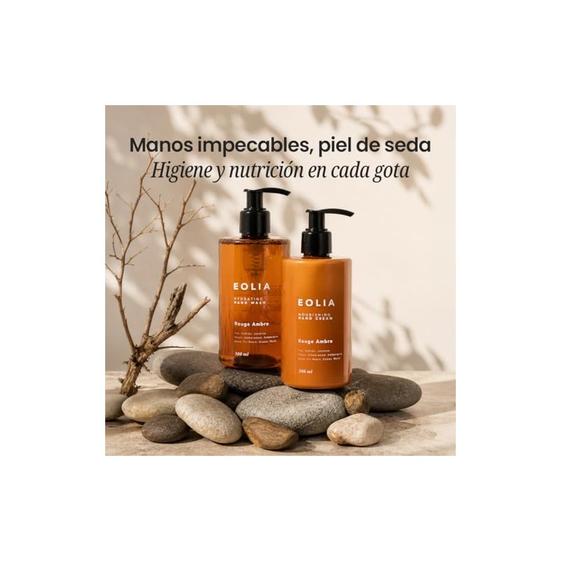 Crema y Jabón de Manos, Rouge Ambre, Ámbar, Resinas, 2