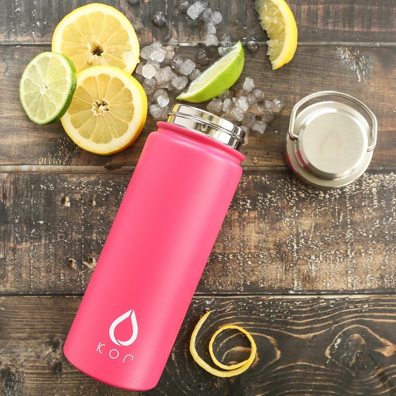 Kor ROK sports water bottle - 530ml - Pink Quartz