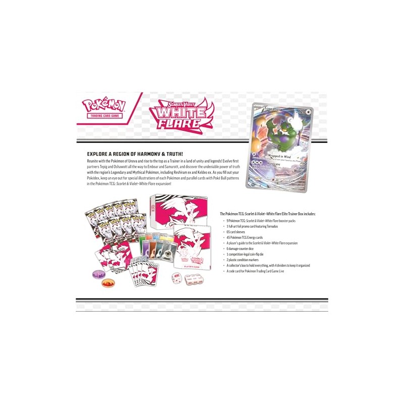 Pokemon TCG Scarlet & Violet 10.5 White Flare Elite Trainer