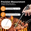 Digital Kitchen Thermometer, LCD Kitchen Thermometer with Long Probe, Instant