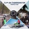Sun Company Clip-on Bike Thermometer | Bicycle Handlebar Thermometer |
