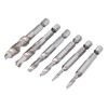 Drill Tap Bit Set Hex Shank Metric Combo HSS Ti