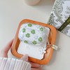 MINSCOSE Compatible with AirPods Pro Clear Case,Cute Cartoon Flower Pattern