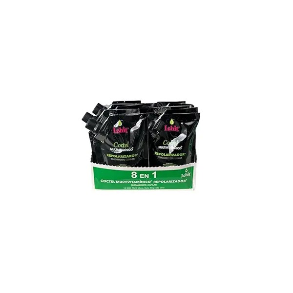 Lehit Coctel Multivitaminico 8 en 1 Tratamiento Capilar Repolarizador Caja