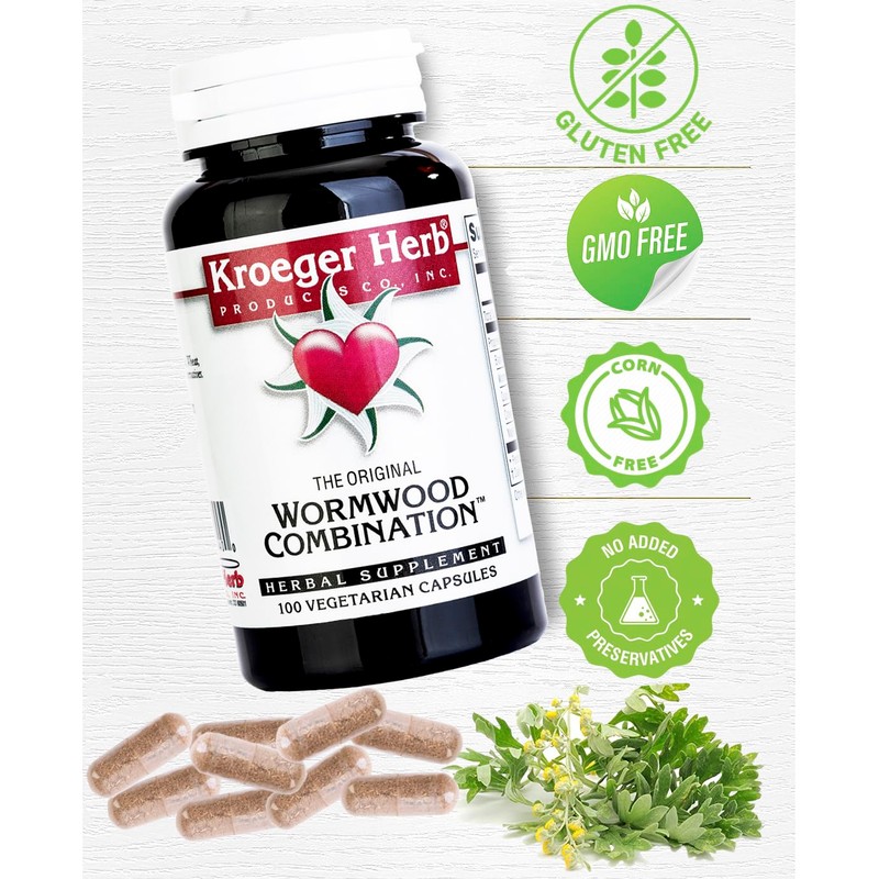 Kroeger Herb Wormwood Combination 100 Vcap4