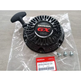 Honda new OEM Honda Recoil Starter GX120 + screws- 28400-Z4M-305Z