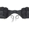 Tough 1 Oiled Leather Saddle Bag Black