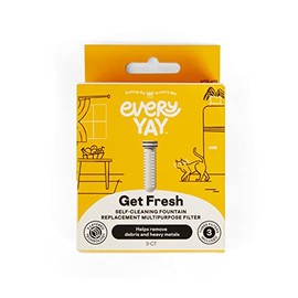 EveryYay Get Fresh Self-Cleaning Fountain Replacement Filters for Cats