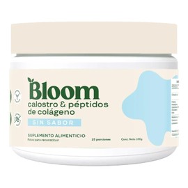 Bloom Calostro Y Péptidos De Colágeno Sin Sabor 25 Porciones