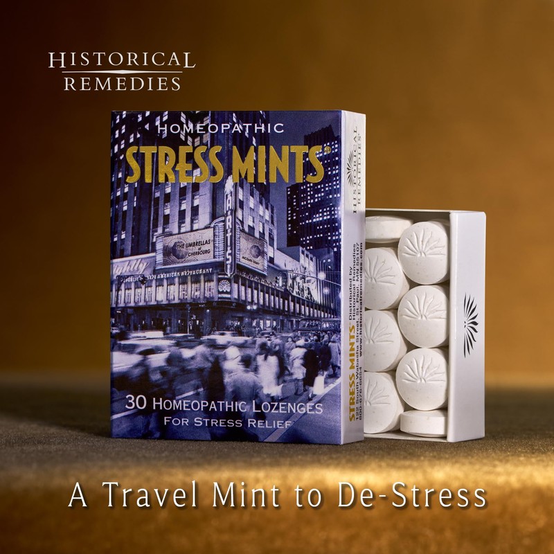 Historical Remedies Stress Mints (1 Pack) | Homeopathic Lozenges to