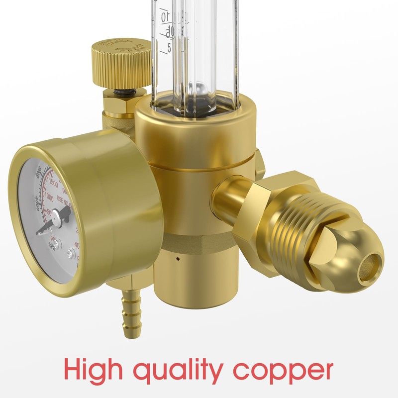 Yeswelder Argon/CO2 Mig Tig Flow Meter Gas Regulator Gauge Welding