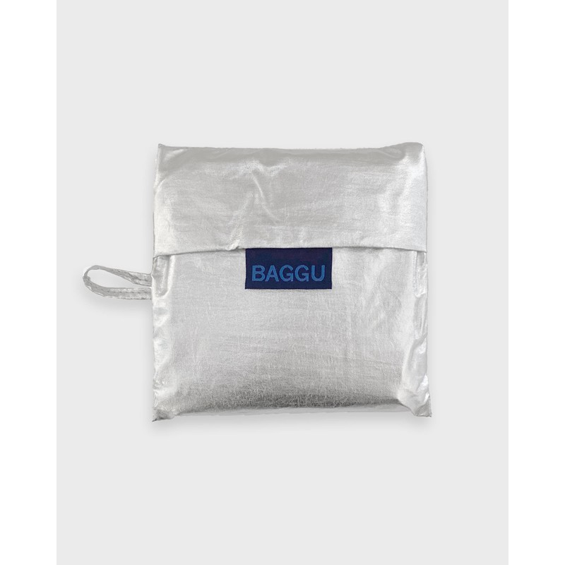 Bagu Standard Eco Bag, Metallic, 100% Recycled, silver (metallic silver)