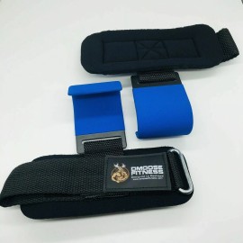 GRIP DMoose Fitness Weight Lifting Hooks Grip (Pair) Padded Neoprene Workout Gloves