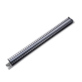 uxcell Barrier Terminal Strip Block 660V 15A Dual Rows 40P DIN Rail Base Screw Connector